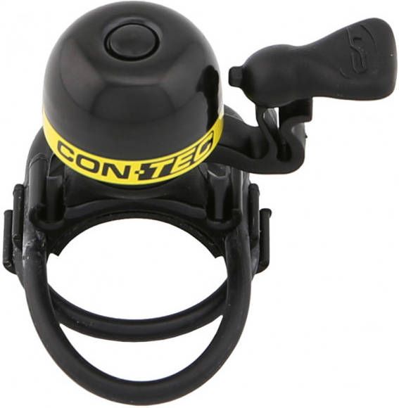 Contec Minifietsbel Mini Bing Fietsbel zwart/geel