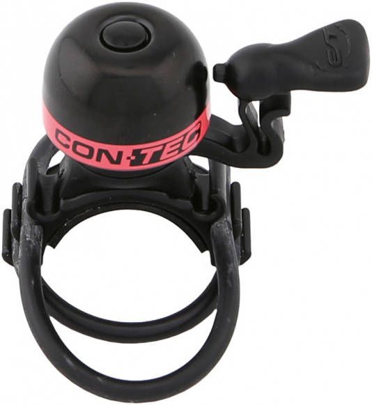 Contec Minifietsbel Mini Bing Fietsbel zwart/rood