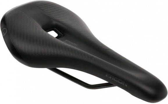 ERGON SM Comp Zadel/M, zwart/grijs