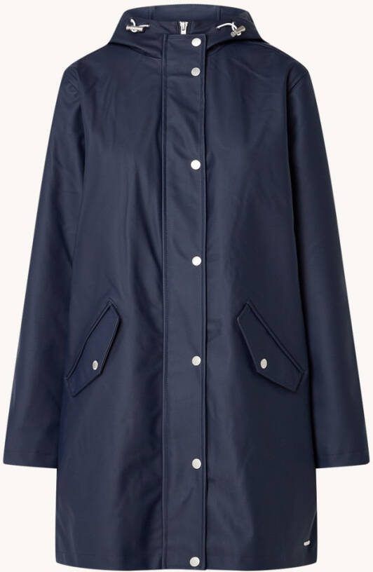 America Today Janice regenjas met capuchon en klepzakken