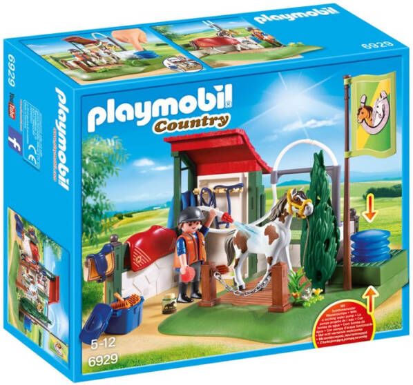 Playmobil Country Horse Grooming Station with Functional Water Pump (6929)