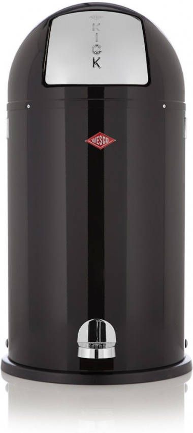 Wesco Kickboy prullenbak 40 liter zwart
