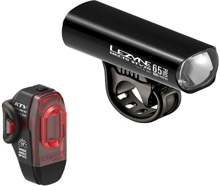 Lezyne LEZYINE Verlichtingsset Hecto Pro 65 + KTV, Fietslamp, Fietsverlichting
