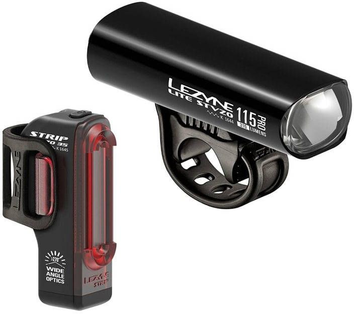 Lezyne LEZYINE Verlichtingsset Lite Pro 115 STVO + Strip Drive STVO, Fietslamp, Fietsve