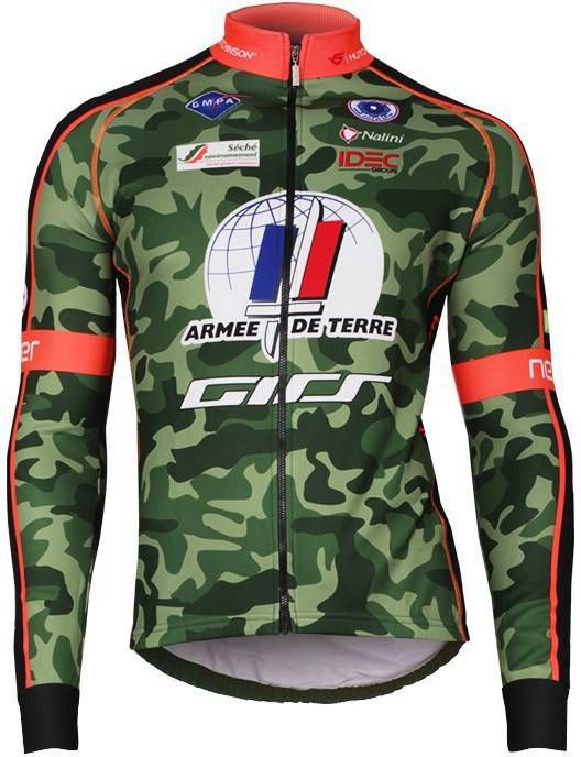 Nalini ARMÉE DE TERRE Winterjack Thermojack, voor heren,, Fiets jack, Wielerkled
