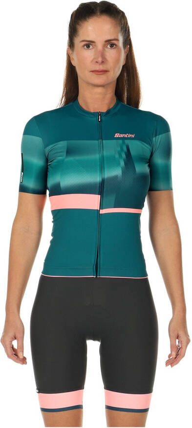 Santini Mirage Dames set(fietsshirt + fietsbroek)dames set(2 artikelen ), Fiet