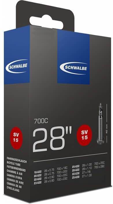 Schwalbe Binnenband 27/28X7/8 1.10 Frans 40MM 18/28 622/630(SV15 ) online kopen