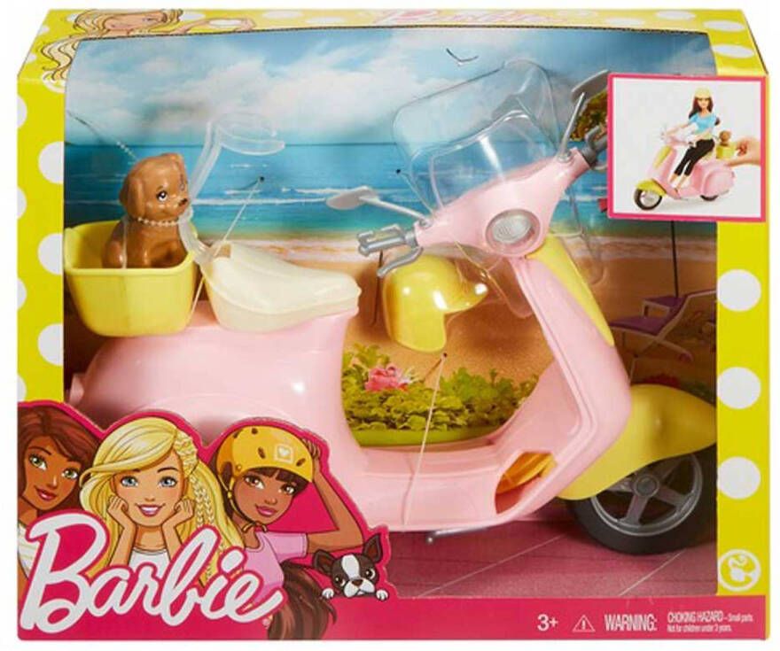 Barbie Scooter met Pup