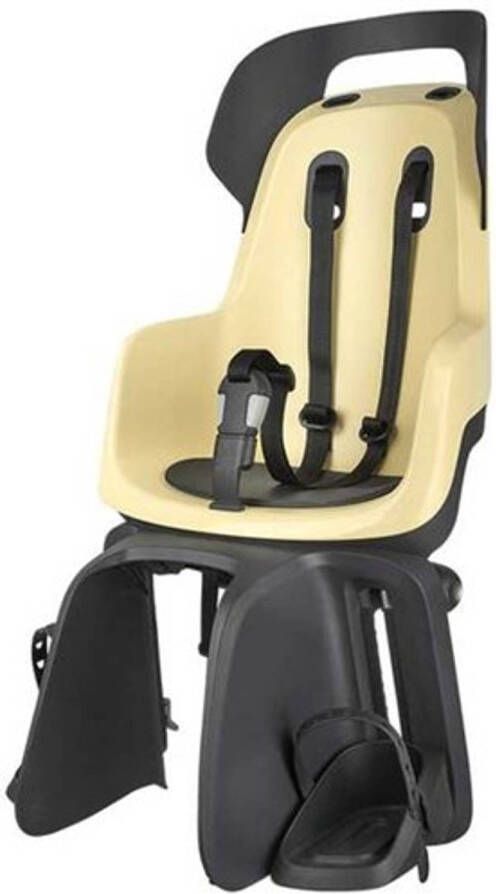 Bobike Maxi Go Lemon Sorbet drager bev Achterstoeltje