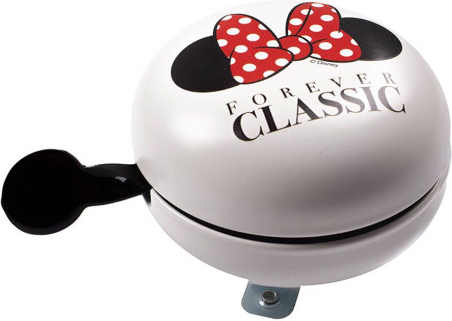 Disney Fietsbel Minnie Mouse Forever Classic Junior 8 Cm Wit