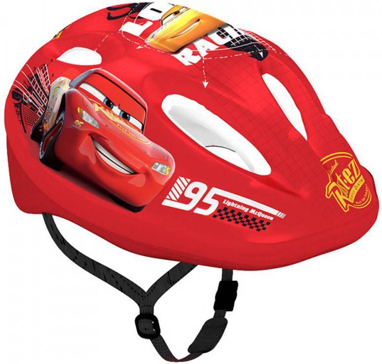 Disney Fiets -/skatehelm Cars Jongens Rood/ 56 Cm