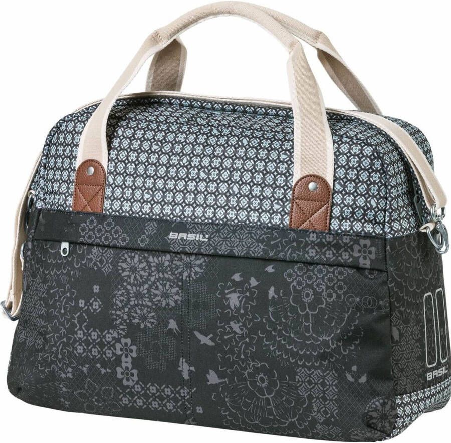 Basil fietstas bohème carry all 18 liter Zwart