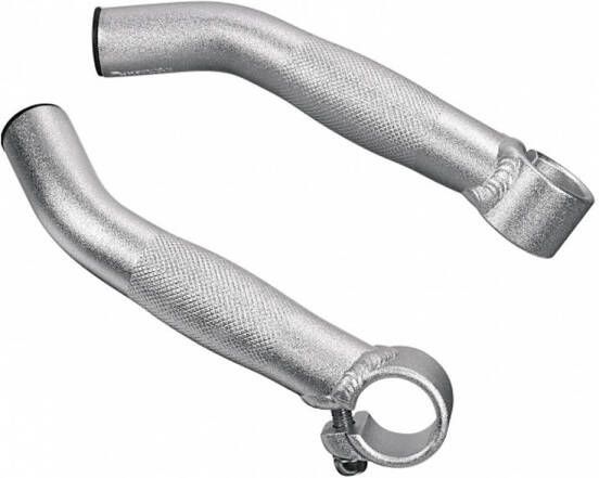 Ergotec Bar End 833 Aluminium Zilver Per 2 Stuks