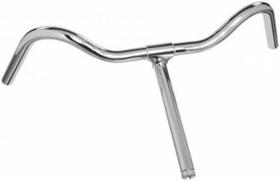 Ergotec Stuur Omafiets Holland 22, 2/565/22, 2 Chroom