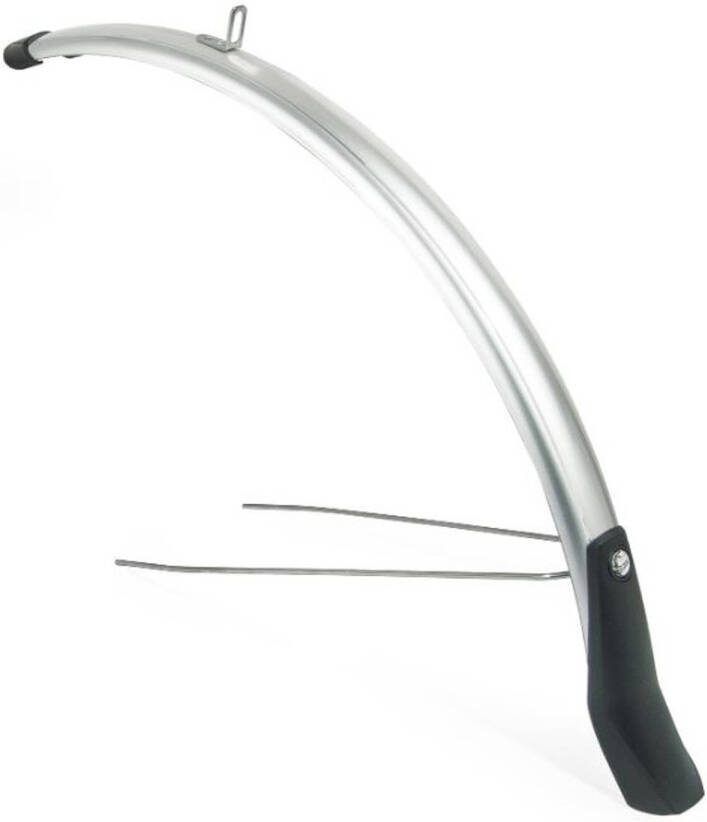Eurofender Voorspatbord Snello 28 Inch 46 Mm Kunststof Zilver