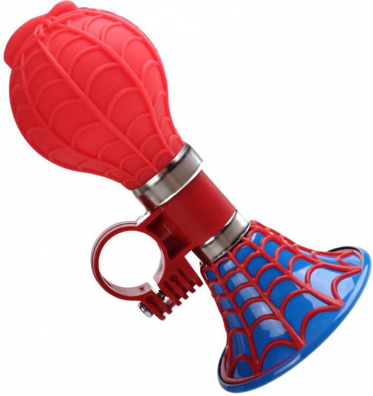 Marvel Fietstoeter Spider man 13 Cm Rood/blauw