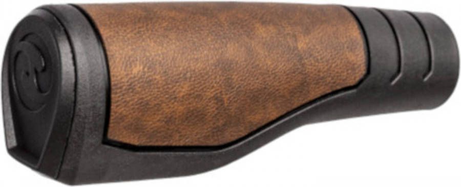 Herrmans Handvatten Primo 130/90 X 22 Mm Elastomeer Bruin/zwart