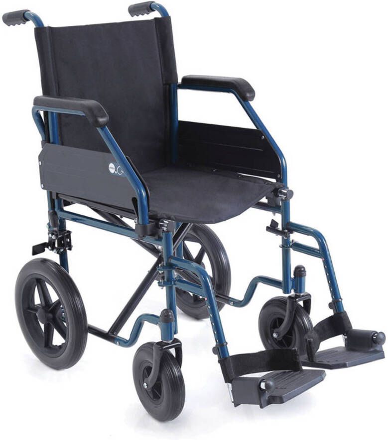 moretti Go! Opvouwbare Transportrolstoel Blauw