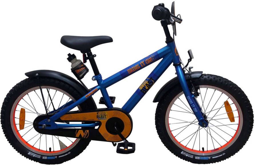 NERF Jongensfiets Blast 18 Inch 26 Cm Jongens Terugtraprem Blauw