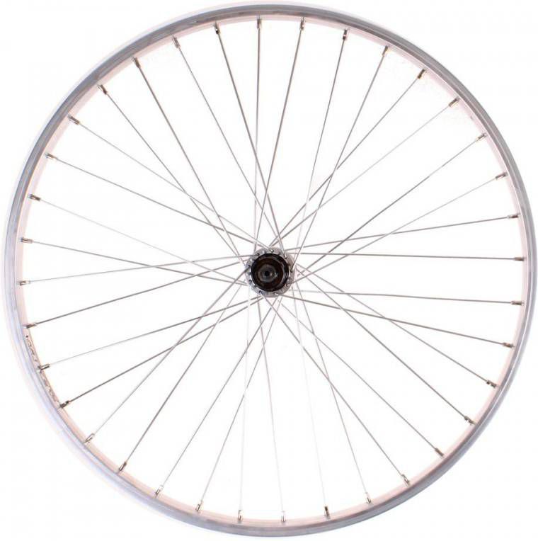 Fietsaccessoires Paralex Achterwiel 26 1.75 Alu 8v Uitval Velgrem 36g Zilver