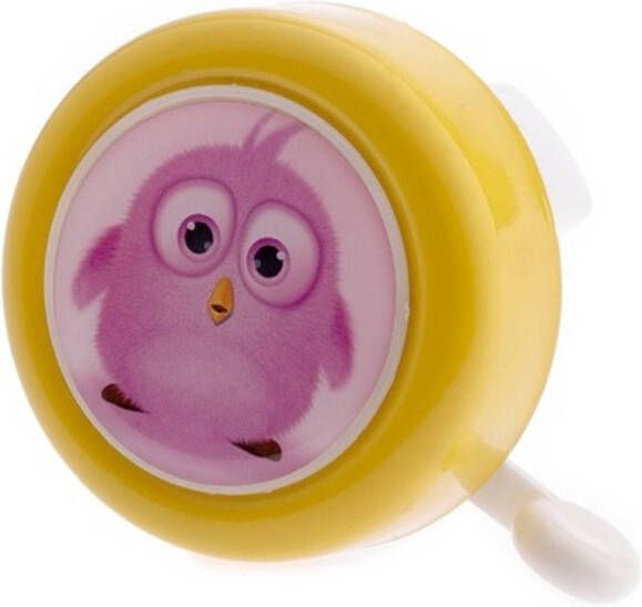 Pexkids Fietsbel Vrij Als Een Vogel 50 Mm Geel