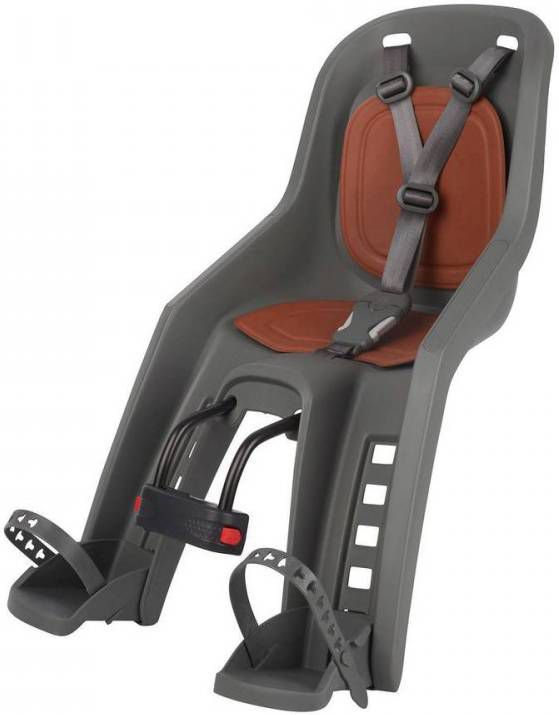 Polisport Fietszitje Voor Bubbly Mini Grijs/bruin