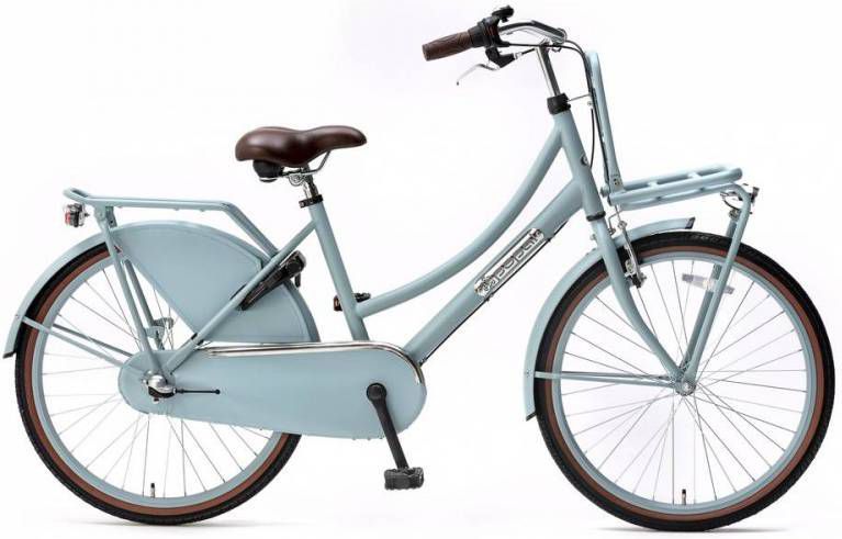 Popal Meisjesfiets Daily Dutch Basic+ 24 Inch 42 Cm Meisjes 3v Terugtraprem Matblauw