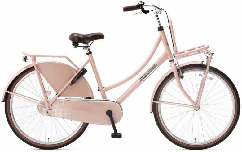 Popal Meisjesfiets Daily Dutch Basic 26 Inch 46 Cm Meisjes Terugtraprem Zalmroze