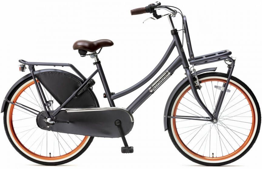 Popal Meisjesfiets Daily Dutch Basic+ 24 Inch 42 Cm Meisjes 3v Terugtraprem Petrolblauw