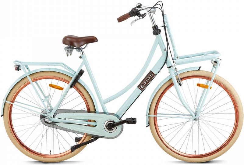 Popal Transportfiets County Plus N3 Dames Aqua Blauw 50cm Blauw
