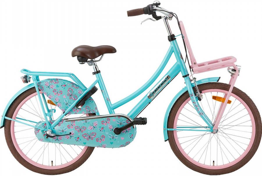 Popal Meisjesfiets Daily Dutch Basic+ 22 Inch 36 Cm Meisjes 3v Terugtraprem Turquoise