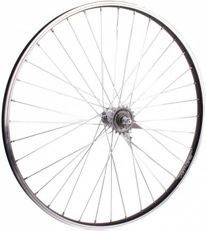 Rodi Achterwiel Parallex 28 Inch Velgrem Aluminium 36g Zwart