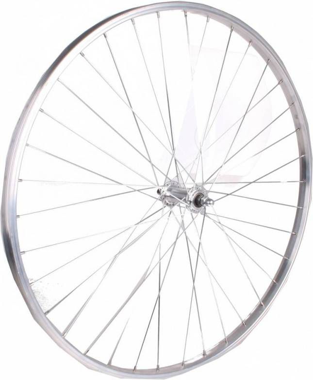 Rodi Voorwiel Paralex Hybride 28 Inch Velgrem Aluminium 36g Zilver