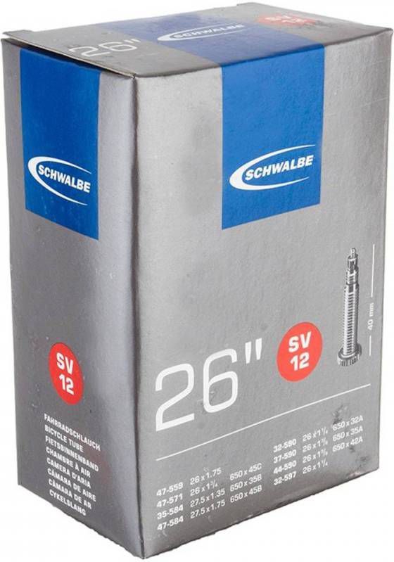 Schwalbe Binnenband 12sv 26 1/4 1.90 (30/47 559/597)Fv
