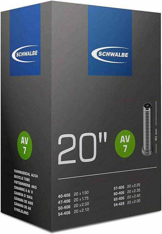 Schwalbe Binnenband 20 Inch(40/62 406, 54 428)Av 40 Mm