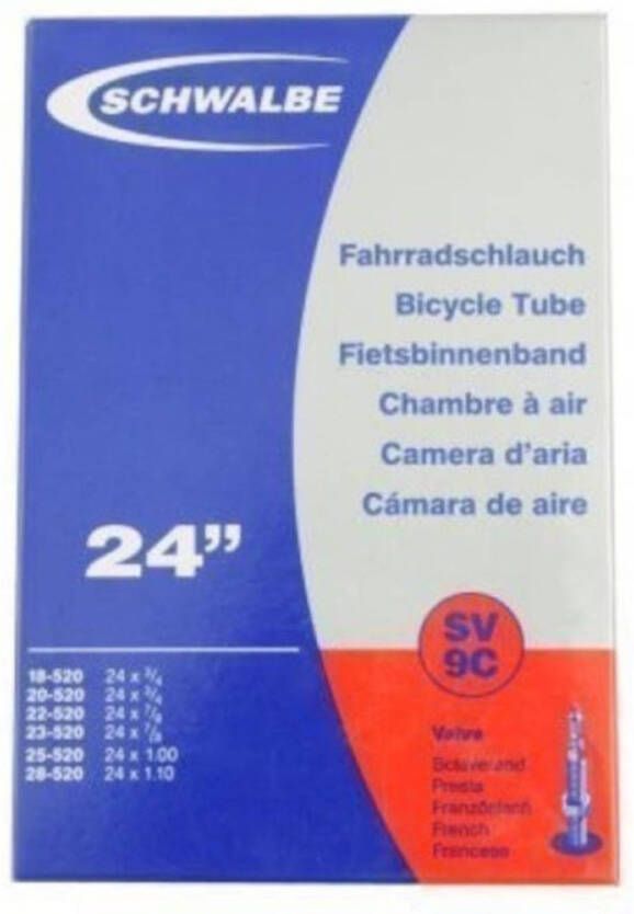 Schwalbe Binnenband 24 X 3/4/1.10(18/28 520)Fv 40 Mm