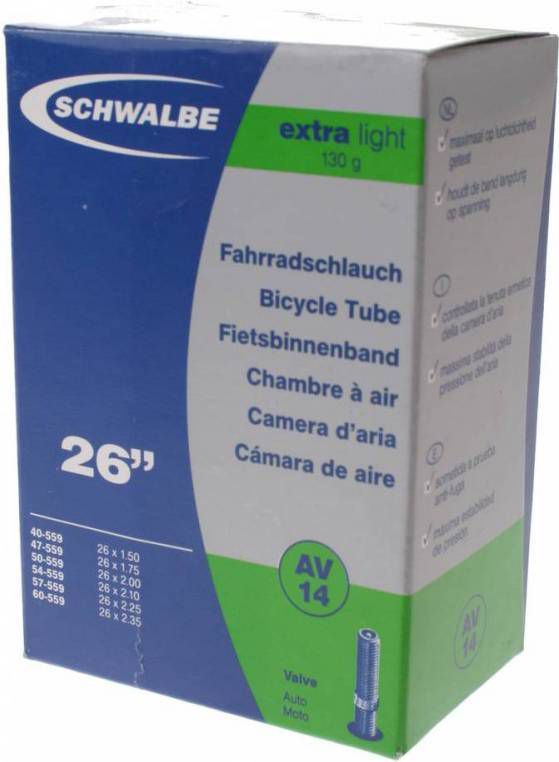 Schwalbe Binnenband Av14 26 X 1.50(40/60 559)Av 40 Mm