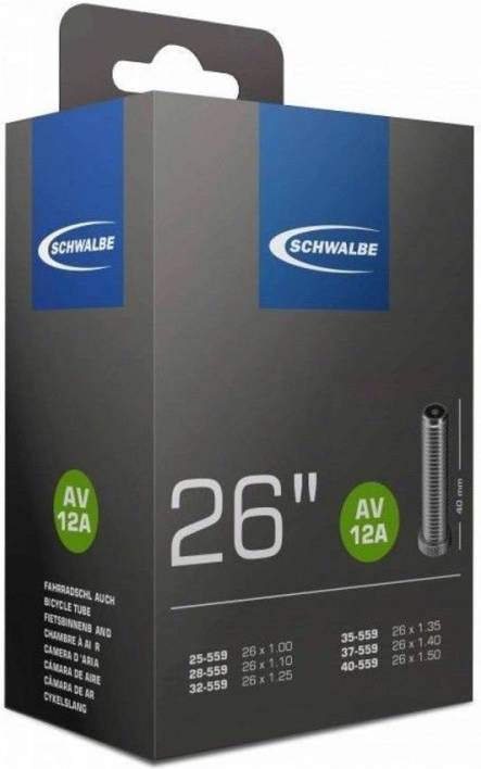 Schwalbe Binnenband 26 X 1.00/1.50(25/40 559)Av 40 Mm
