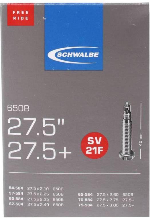 Schwalbe Binnenband 27.5 X 2.10/3.00(54/75 584)Fv 40 Mm