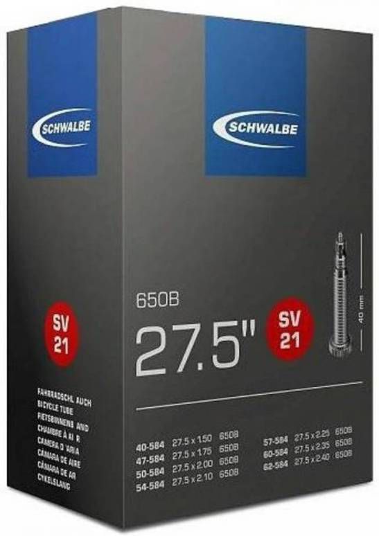 Schwalbe Binnenband 27, 5 X 1.50/2.40(40/62 584)Fv 40 Mm
