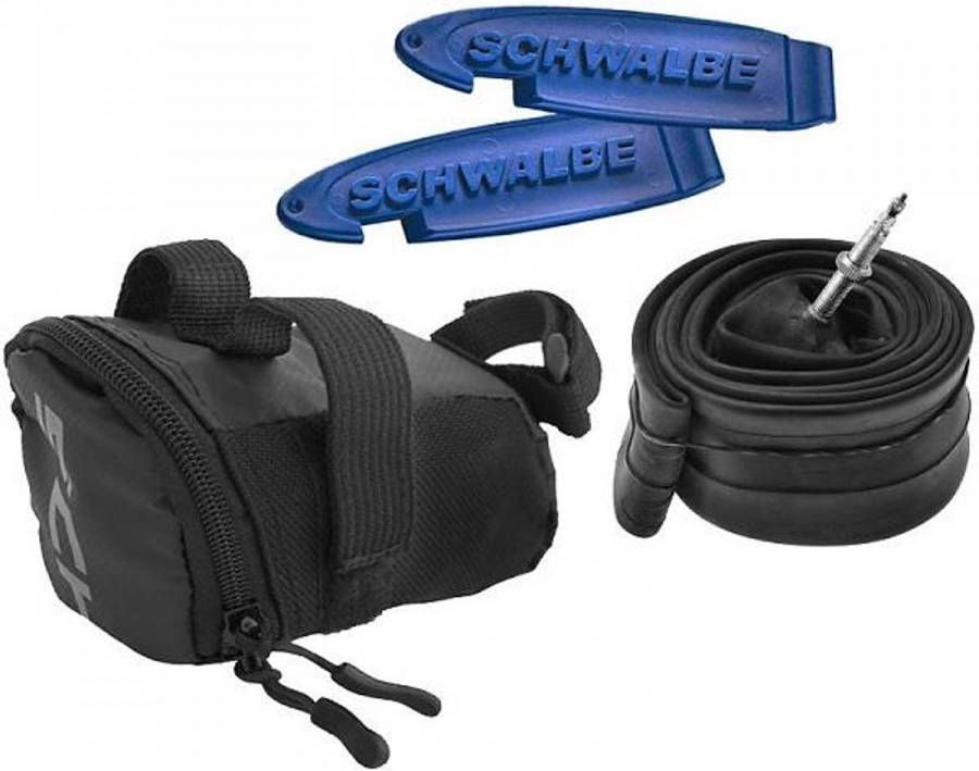Schwalbe Zadeltas 0, 7 Liter Met Binnenband 26 X 1.75 Zwart