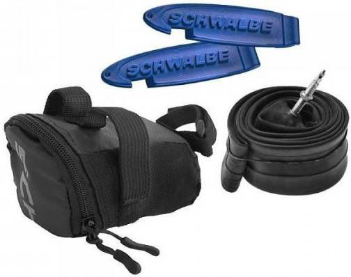 Schwalbe Zadeltas Sv19 0, 7 Liter Met Binnenband 28 X 1.75 Zwart