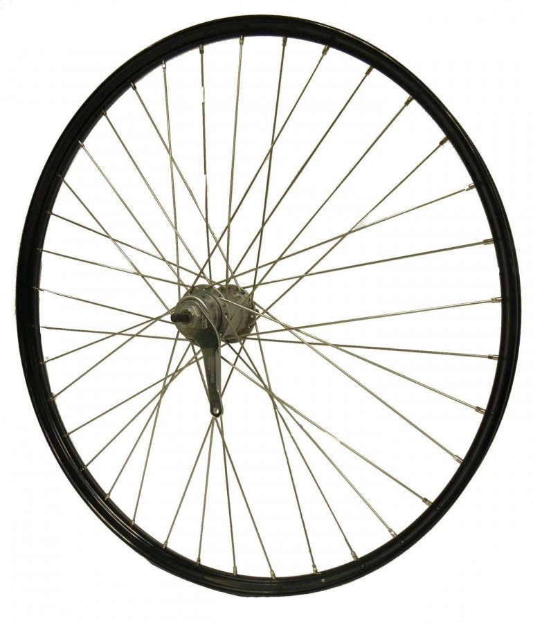 Shimano Achterwiel 28 X 1 5/8 X 1 3/8 Terugtraprem Aluminium 36g Zwart