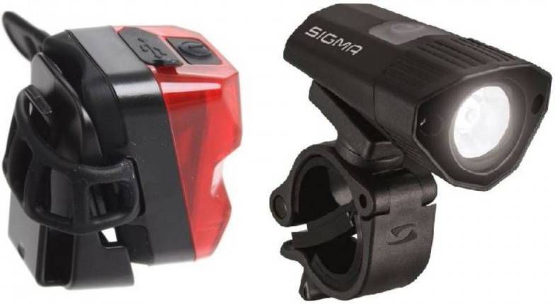Sigma Helmlamp Buster 100 Usb Siliconen K set Zwart