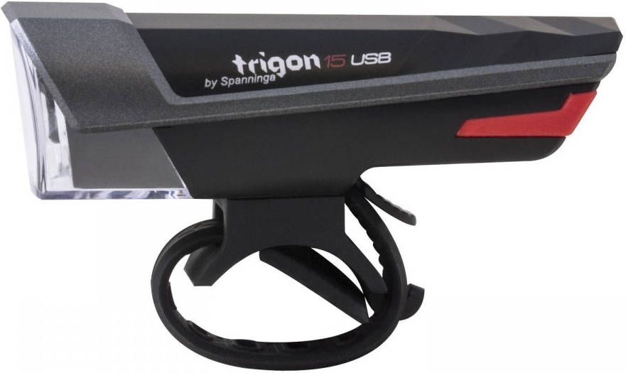 Spanninga Koplamp Trigon 15 Led Zwart