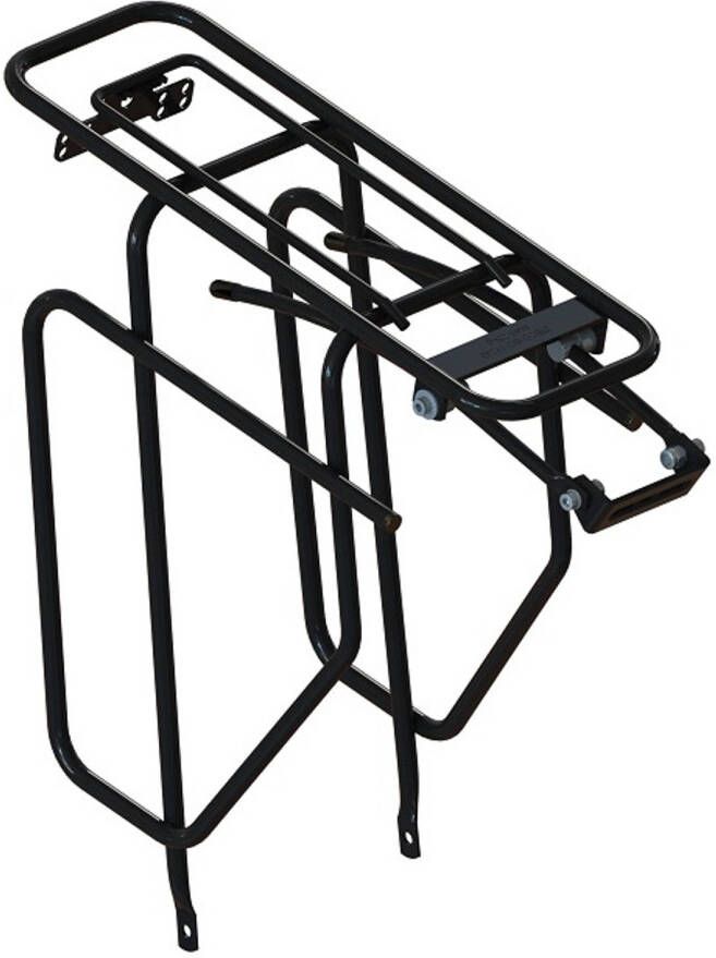 Steco Achterdrager Met Tasafhouders 28 Inch Staal Zwart