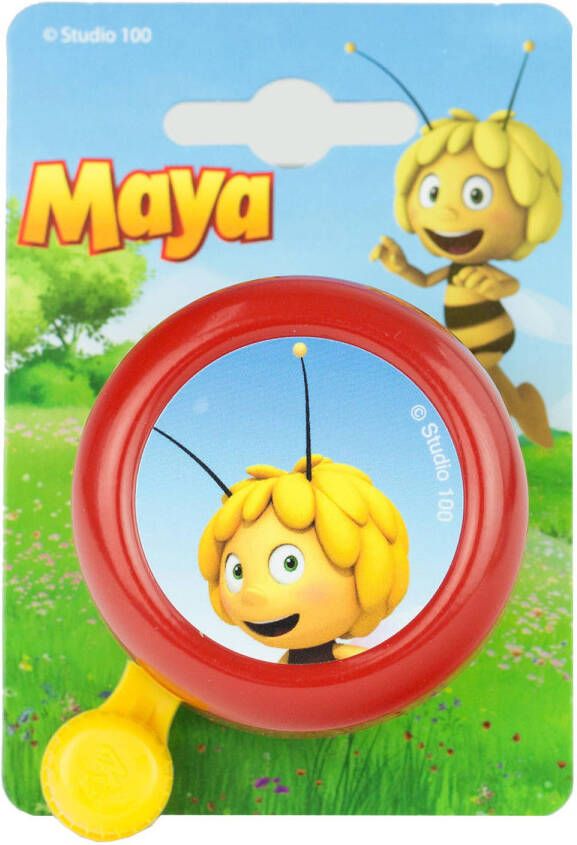 Studio 100 Fietsbel Maya De Bij Junior Staal 55 Mm Rood