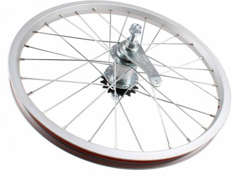 TOM Achterwiel 18 Inch(47/62 335)Terugtraprem Vaste As