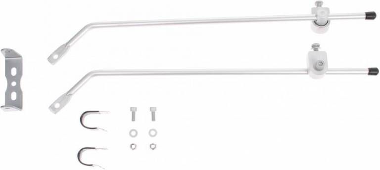 TOM Bevestigingsmateriaal Achterdrager Zilver