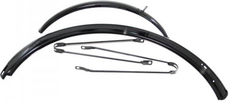 TOM Spatborden Set Staal 28 Inch Zwart